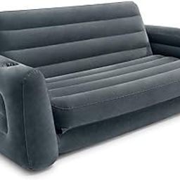 VWretails PVC Practical and Versatile Pull-Out Sofa - Space-Saving Solution for Comfortable Seating and Sleeping (Multicolor)-7