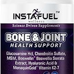 Instafuel Bone & Joint Support Supplement – Glucosamine, Chondroitin, MSM, Boswellia & MenaquinGold® Vitamin K2-7 for Joint Pain Relief, Bone Strength, Flexibility, and Cartilage Health – 60 Tablets-picture-24