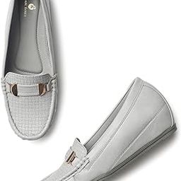 Women Comfortable Loafer Mules Ballet Wedge Heels Footwear-image-80