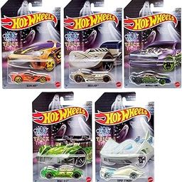 Hot Wheels 2022 Halloween Complete Set of 5 Diecast Vehicles from DXT91-956E Release Bundle-60