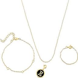Valentine's Day Collection Alphabet E Black Enamel Charm|Valentine Gift For Her|Gift For Wome|Gift For Her|-image-58