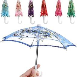 INFISPACE Ladoo Gopal Ji Fancy Chhatri/Embroidered Umbrella for God Krishna, Accessories for Laddu Gopal Dress (Random Color)-9