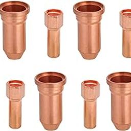 Respicefinem 10Pcs Plasma Cutting Torch Consumables Cutter Electrode Tip 0059in 15mm Nozzle PT100 Compatible For PT80 PT100 Series Made Of Excellent Copper Material Small Size And-image-59