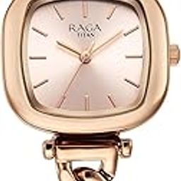 Titan Raga Showstopper 2.0 Quartz Rose Gold Dial Analog Watch for Women-95302WM01-image-78