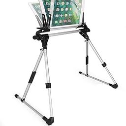 HOLD UP Tablet Holder, 360 Adjustable Phone/Tablet Stand with Steel Arm, Lazy Mount Tablet Clamp for All 4"-10.5" Phones, Tablet, Switch, for Gaming, Watching Video, Chatting-26