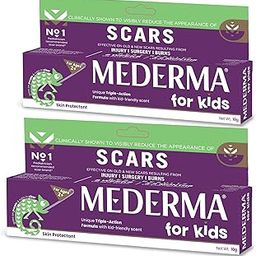 Mederma Kids Scar Treatment Gel | Kid-Friendly | 2-12 Years Age | Scar Removal Gel for Kids & Babies | Cut, Burn & Surgery Scar Removal | 10g Pack of 2-20