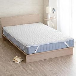 Sylphyz Mattress Pad, Semi-Single, Cool, Washable, Reversible, Summer, Moisture Wicking, Quick Drying, Comfortable Sleep, Cool, Odor Resistant, Gray-image-51