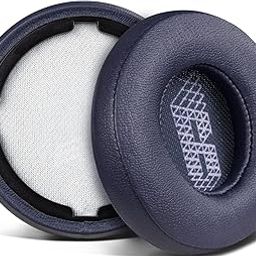 SOULWIT Replacement Ear Pads for JBL Live 400BT/Live 400 BT On-Ear Wireless Headphone, Earpads Cushions with Softer Protein Leather, Noise Isolation Foam - Blue-12
