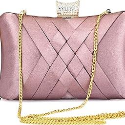 Women's Beautiful Flower Box Clutch Bag | Detachable Chain Sling Strap| Ladies Purse Wallet, Multicolour-image-37