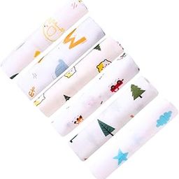 LazyToddler Muslin Washcloth for Unisex Baby | Cotton Ultra-Soft & Absorbent Face Towel | Bath & Cleaning Cloth for Newborns, Infants (Tree, Teddy, Crane, Green Dino, Home, Elephant, 25 x 25)-picture-16
