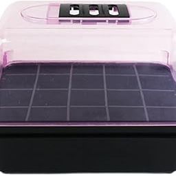 UJEAVETTE Seedling Starting Tray with 20 Cells Mini Greenhouse Multipurpose 22x16x16cm-image-84