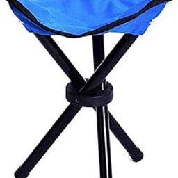 PREMVATI Folding Camping Tripod Stools, Portable 3 Legs Tall Slacker Chair Tripod Seat for Outdoor Hiking Fishing Picnic Travel Beach BBQ Garden Lawn | Multicolor-image-18