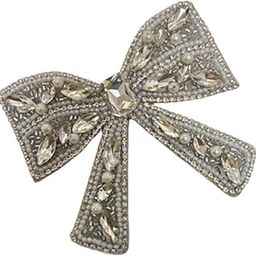 Silver Crystal Embellished Bow Hair Clip for Women and Girls | Wedding Hair Accessories for Bride and Bridesmaid |Fancy & Stylish Hair Accessories-38