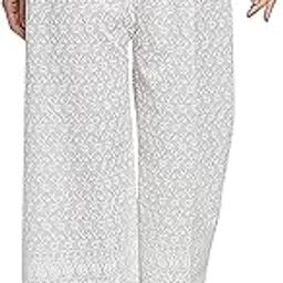 Women's Loose Fit Rayon Palazzo (white_free Size)-image-12
