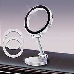 Compatible Magsafe Car Mount, 360°Rotatable Magnetic Phone Holder for Car Dashboard,Universal Car Mobile Holder for iPhone 16/15/14/13/12,Samsung,Stable Phone Mount for Car,Strong N52 Magnets-4