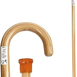 iwalk; Changing Lives Walking Stick For Old People, Adult Men/Women & Physically Challenged Made Of Light Weight Imported Wooden Body (U Shape Design)-22