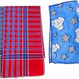Handkerchief Set – 12 Pieces (6 Women + 6 Men) | Premium Cotton Fabric | Soft, Absorbent & Reusable Hankies for Daily Use | Ideal for Men & Women-image-84