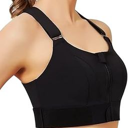 Sports Bra -Light Padding, Removable Pads, Wire-Free,T-Shirt Gym Workout Bra with Regular Broad Strap (XXL -Size)-Black-GW99-image-70