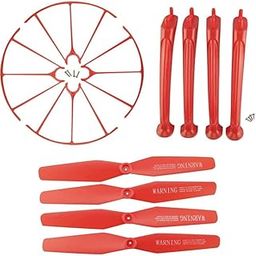 ATORSE 4Pcs Propeller /Rotection Cover for Syma X5Hw X5Hc Airplane Accessories Red-picture-30