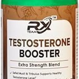 Team RX Testosterone Supplement For Men With, Tribulus Terrestris, Fenugreek, Ashwagandha & Safed Musli - 60 Veg Tablets-32