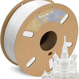 DURAMIC 3D PETG Filament 1.75mm White, 3D Printing Filament 1kg Spool(2.2lbs), White Filament 1.75mm Dimensional Accuracy +/- 0.05 mm Non-Tangling Non-Clogging Non-Stringing-14