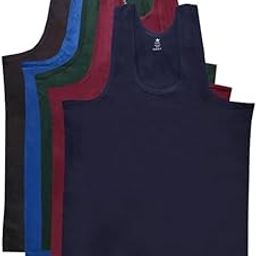 Men's Sleeveless Tank Tops, Pack of 5, Multicolor Colours-picture-10