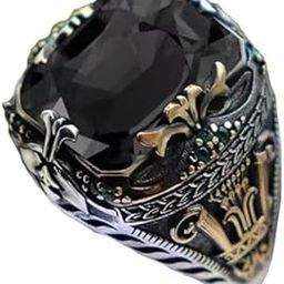 Men's Turkish Stainless Steel Religious Ring – Metallic Plated Statement Jewelry for Men & Boys-image-63