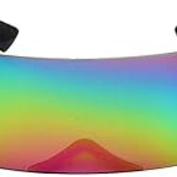 One Piece Shield Wrap Mirror Sunglasses Futuristic Glasses Prop Multicolor Clothing, Shoes & Accessories | Mens Accessories | Sunglasses & Fashion Eyewear | Sunglasses-image-72