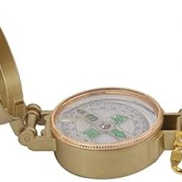 Military Engineer Directional Compass North Arrow Floating Dial Metal-picture-13