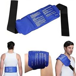TOP SELECT Reusable Ice Pack with Wrap Strap, Hot Cold Therapy Pack for Pain Relief, Large Size for Back Shoulder Knee pack of 1-68