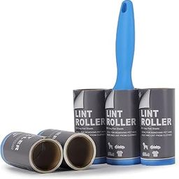 DADEE Sticky Lint Remover Roller Hair Remover Cleaner Ideal for Removes Dust from Clothes, Cars, Furniture, Carpet, Sweater, Dust & Dirt, Set of 5 Refill Rolls 150 Sheets, Each Roll in 30 Sheets-image-5