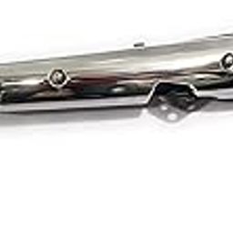 CHOPSON Silencer for Hero HF Deluxe, Splendor Plus/PRO, CD-Deluxe New and Old Model Motorcycle. It Comes with A COMPLIMENTARY Shield costing Rs. 299. (Heavy Duty Matte Black)-image-5