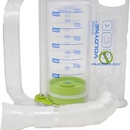 MCP Voldyne Volumetric Respirometer Breathing Exercise Device for Lungs, Deep Breathing Trainer for Adults - 4000ml Volume Measurement with Flow Rate Indicator, Breathing Exerciser for Lung Spirometer-1
