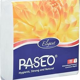 Paseo Elegant International Quality 2 Ply Extra Soft 30 x 30 cm Tissue Paper Napkins 50 Pulls (Pack Of 5)-picture-13