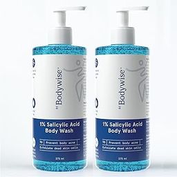 Be Bodywise 1% Salicylic Acid Body Wash 750 ml | Pack of 2 | Refreshing Showering Gel that Helps to Prevent Body Acne & Cleanse Skin | Paraben and SLS free-25