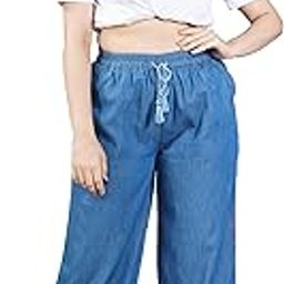 )Embroidered Denim Pants for Women Casual WEAR-image-92