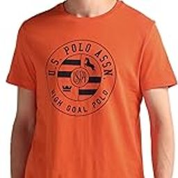 Men's Crew Neck Brand Print Slim Fit Cotton T-Shirt-image-57