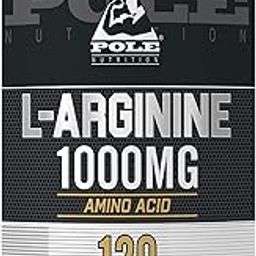 Pole Nutrition L-Arginine - Essential Amino Acid 1000mg | 120 Tablets - Amplify Your Performance with Nitric Oxide Support-image-42