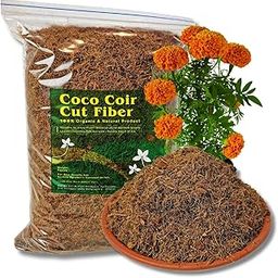 Sushila Agrofert Coco Coir Cut Fiber 1kg Best for Mulching, Plant Potting Mix, Packaging, Pet Bedding and Gardening (Coco Coir)-9