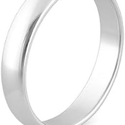 925 Sterling Silver Plain Band Ring for Men & Women | Pure Silver Unisex | Hallmarked Silver Ring for Daily Use | Gift for him her | Chandi Ring | Thumb Ring |Couple Rings-image-12