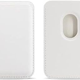 Stealodeal MagSafe Wallet, Magnetic Phone Vegan Leather Wallet - Slim 3 Cards Holder Designed for MagSafe Compatible with iPhone 15, iPhone 14, iPhone 13, iPhone 12 Series Model (White)-image-22