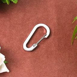 Duxk Snap Hook Best for Key Ring, Chains, Ropes,Camping,Hiking,Climbing, Rigging, Connecting Link etc.Snap Hook Heavy Duty,Carabiner Clip (3X50MM(Small))-image-58