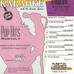 Pop Hits Monthly Urban - March 2013 Karaoke CDG-25