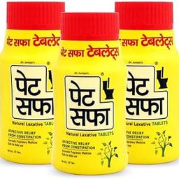 Pet Saffa Tablets | Natural Laxative | Constipation Relief | Relief from disgetive problems like Acidity, Gas & Bloating - 30 Unit (Pack of 3)-picture-3