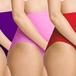 Maternity Hygiene Panties, Over-The-Belly Pantie for Women's Post and Pre Pregnancy. Available in a Variety of Colors and Sizes - PinkPurple-image-93