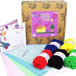 Asian Hobby Crafts Cross Stitch Kit for Beginners | Complete Embroidery Starter Kit for DIY Craft & Needlework | Ideal for Art, Hobby & Home Decor Projects-13