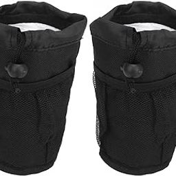 GULEEK - 2 roll bar cup holders, 600D Oxford cloth, stable for UTV, wheelchairs, scooters, walkers, carts, boats-image-13