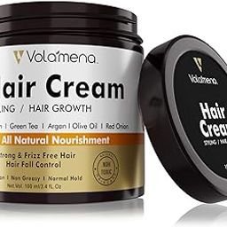 Volamena Onion & Argan Oil Hair Cream for Hair Growth & Fall Control – Nourishing Formula for Men & Women, 120 ml – Strengthens, Revitalizes, and Restores Shine-image-4