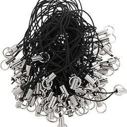 Ringzanio Cell Phone Straps Strings With Jump Ring 100 Pcs Black | Phone Charm Thread | Phone Strap Cord-image-85