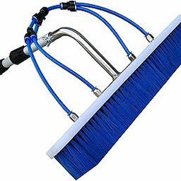 Connecticut Long Solar Panel Cleaning Brush Kit Heavy-Duty Nylon Water Brush with PU Pipe & Aluminium Flexible Telescopic Pole 2M to 6M for Solar Panels (6 Meter, Blue)-image-49